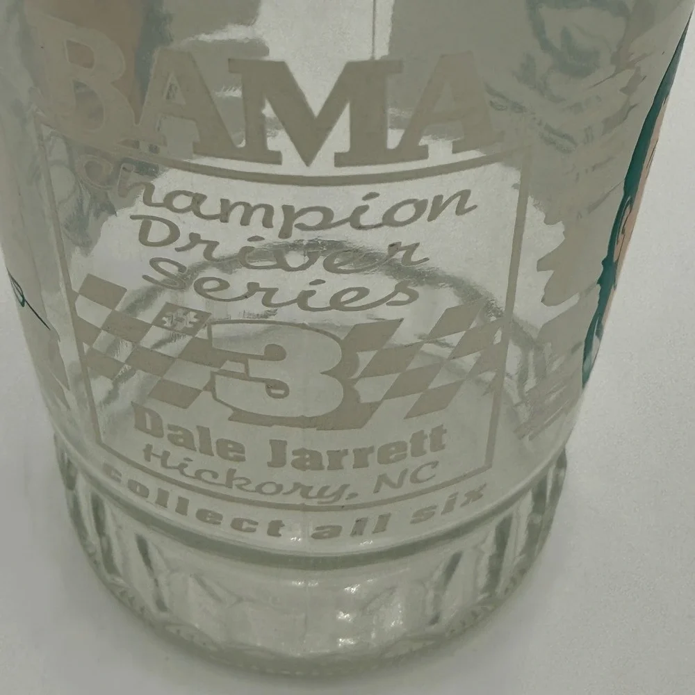 Vintage Bama NASCAR Champion‎ Driver Series Jelly Jars Jarrett Labonte Allison